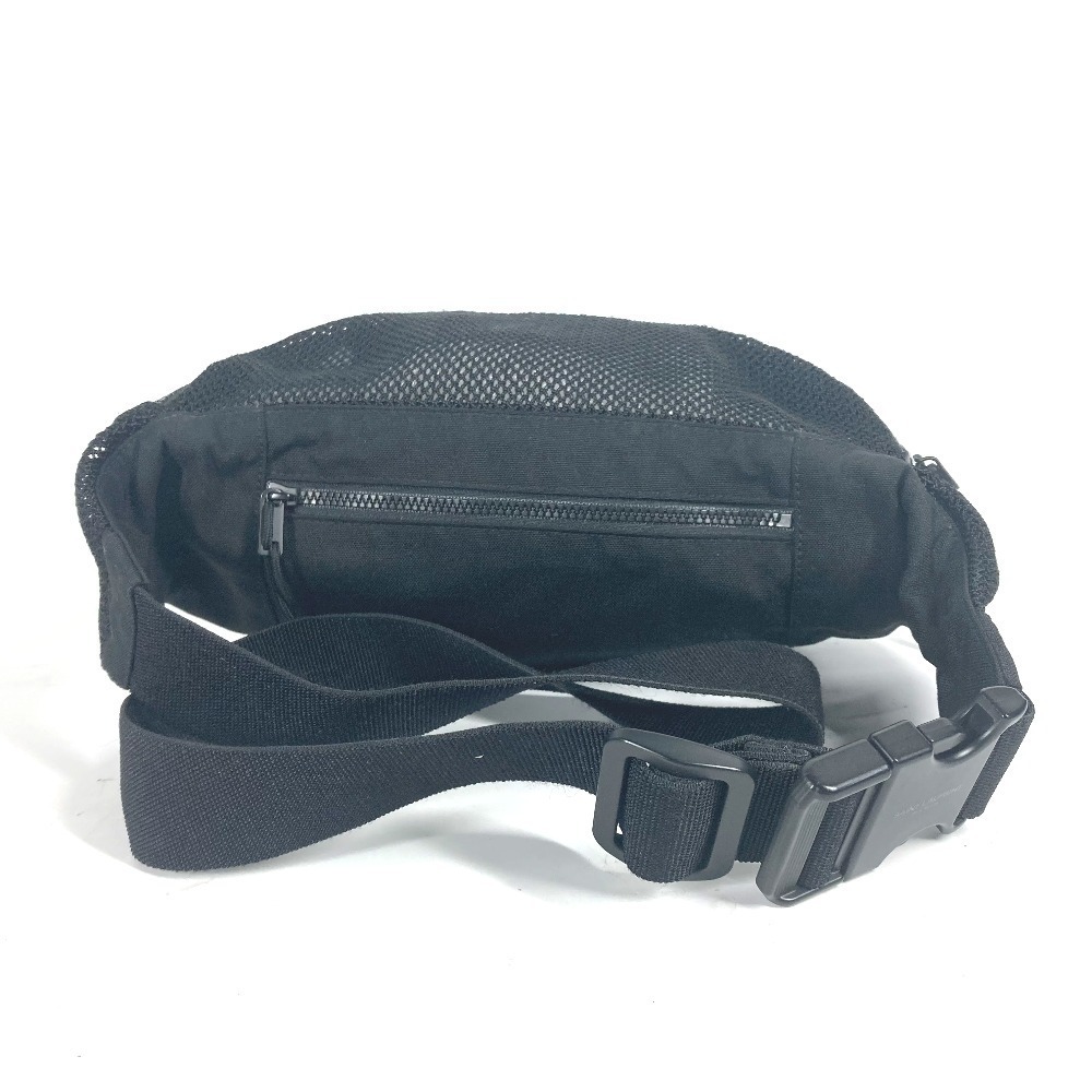 SAINT LAURENT PARIS Belt Bag Waist Bag Mesh Leather Crossbody Black - Picture 2 of 9